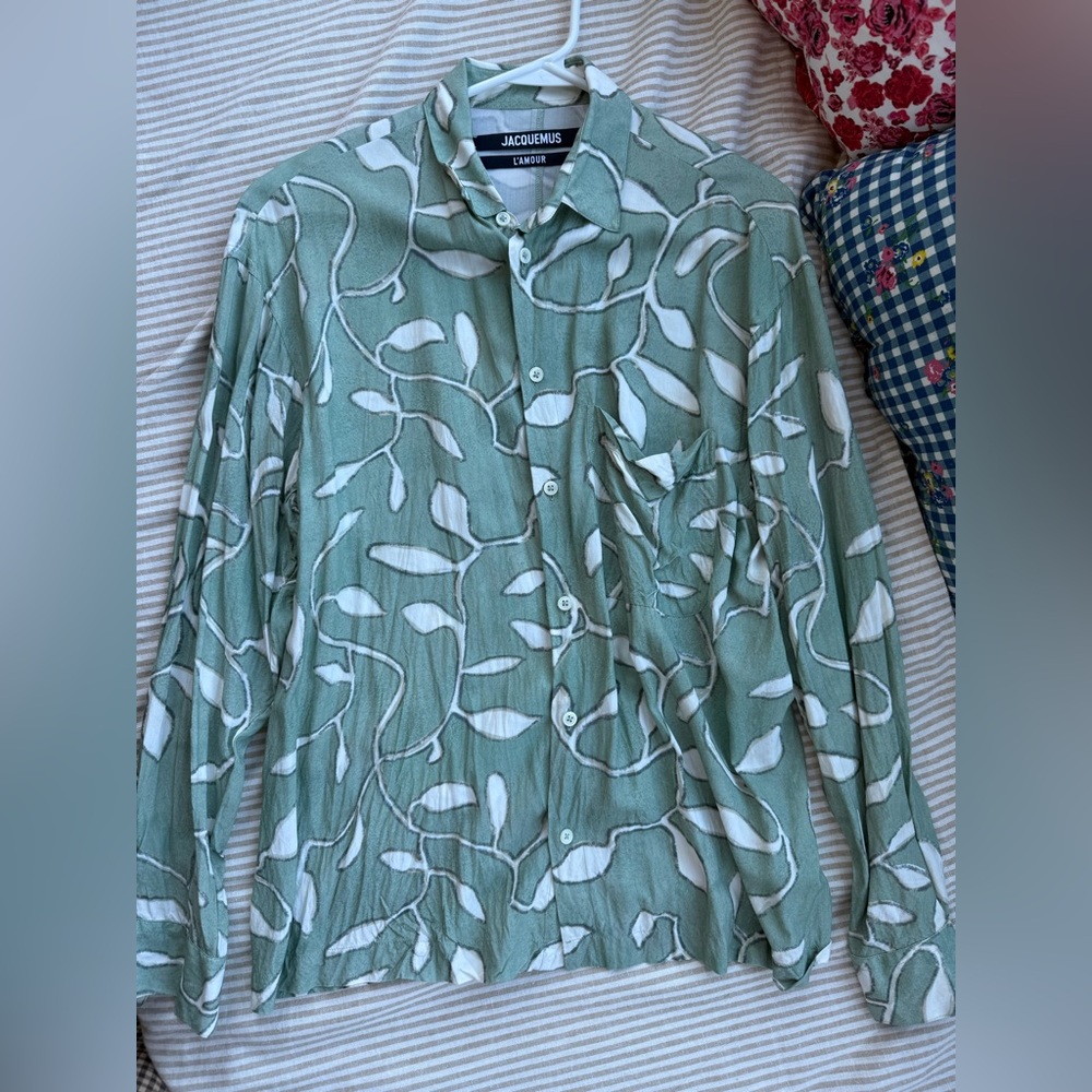 Jacquemus shirt green size 46 L’amour